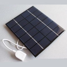 실험용 태양 충전판 패널 2W 6V 전지판 USB형 솔라셀, 1개