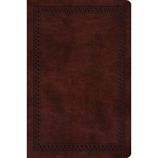 (영문도서)ESV Value Compact Bible (Trutone Mahogany Border Design) Imitation Leather, Crossway, English, 9798874902841