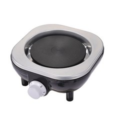 전기포트 주전자 다단계 전기 가열기 차 끓이기 다용도 커피 티메이커 미끄럼 방지 히터, 블랙 스토브 3구 플러그, 기본 색상