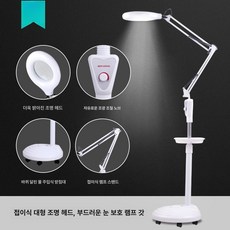 조명 이동식 스탠드 배경, 48W 접이식 확대 헤드 바퀴 있음