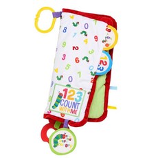 Baby Starters The Very Hungry 애벌레 감각 인터랙티브 담요 6가지 다양한 기능과 여행용 클립 Count with Me 멀티컬러 프린트 35.6cm(