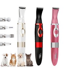 부분 애견 이발기 바리깡 애견용품 애완용품 미용가위 강아지 고양이, 1개, 01.펫존부분이발기-화이트