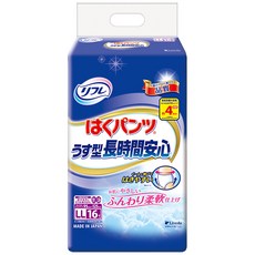 利護樂 長時間安心薄型復健褲, 1個, XL 16片×6入(箱購)