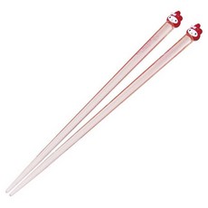 산리오 스케이터 마스코트가 달린 아크릴 젓가락 21cm AAD45, 마이멜로디, 1개, 단품