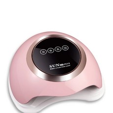 SUN H9 PLUS 88W 美甲機 凝膠燈 四檔定時 智能感應, 1個, 粉色