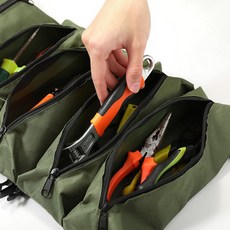 leoq 휴대용 공구 주머니 가방 돌돌이 파우치, 1개
