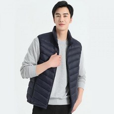 이너 방수 하이넥 경량 조끼 패딩 남성 사무실