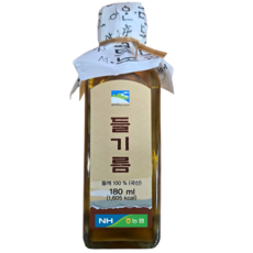 농협 국산 들기름 강원도 인제 전통식품 품질인증, 1개, 180ml