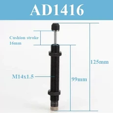 조절식 완충기 유압 오일 압력 버퍼 AD1410 AD2016 AD2020 AD, 15 AD1416, 1개