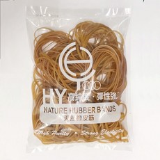 【HY】天然橡膠橡皮筋 No.30*4mm (1kg/包 本色) 多用途包材捆綁 商業包裝 各式包材, 1個, 1kg (公斤), 本色