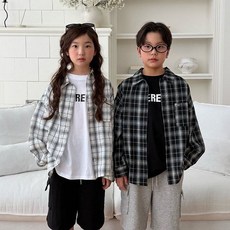 마틸다앤리KC 썸머체크남방*5~19* 268073
