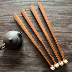 老玉竹茶勺 9.5寸, 如圖所示, 1個