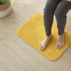 스너글 러그 멜로우 단모 발매트, 옐로우