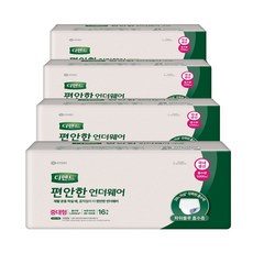 디펜드 편안한언더웨어 성인기저귀 일반, 중대형, 16개입, 4개