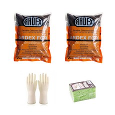 아덱스 FG4 고탄성 방수 줄눈 시멘트 시공세트, 흑색, 2개