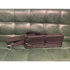 Problue 潛水配重皮帶 四口袋設計 專業潛水裝備 可調節配重 舒適安全, 黑色