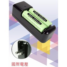 F1L 18650鋰充電電池3400mAh高容量3.7V可重複充電電池, 1個, 雙槽鋰電池充電器(沒有附電池)