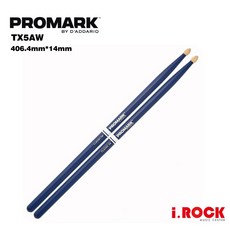 Promark TX5AW 鼓棒 5A 藍色 胡桃木, 1個