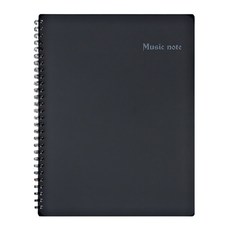 메카라인 플러스 뮤직노트 악보화일 B4 40P 40매 필기 가능한 화일 악보 화일 파일 연주회 성가대 메카라인, 40개