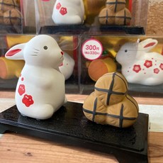 兔年 兔子擺飾 幸福福槌, 1個, 米滿倉