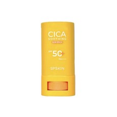 SPSKIN 선스틱 자외선 차단 피부 끈적임 없는 시카 수딩 스틱, 1개, 22g