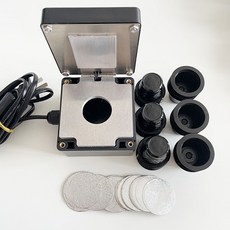 커피 캡슐 만들기 제조기 실링, 봉합기-120개 검정색 케이스필름파우더, 1개입, 1mg