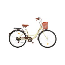 자전거 장보기 시장 바구니자전거 덮개 바구니 세발 빈티지, 22inch, 고급백-고급판 변속 공기타이어