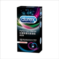 杜蕾斯 Performax Intense 衛生套, 1個, 12片