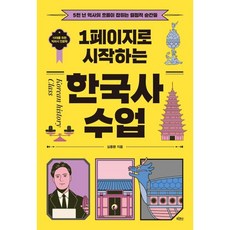 1페이지로 시작하는 한국사 수업:5천 년 역사의 흐름이 잡히는 결정적 순간들, 빅피시, 심용환 저