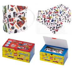 자동차 토미카18 어린이용 플리츠 마스크 박스 (30매입) 유아 아동용