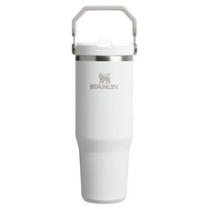 STANLEY IceFlow 翻蓋吸管隨行杯, 1個, 887ml, 霧面白色