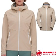 【MAMMUT 長毛象】送》女 保暖彈性防風防潑 連帽軟殼外套 Ultimate Comfort 登山外套 01960