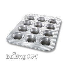 美國 USA PAN 皇冠馬芬烤盤 瑪芬 12連 不沾, 1個