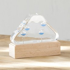 富士山造型 伽利略溫度計 玻璃浮球溫度計, 1個