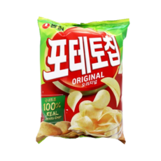 농심 포테토칩 오리지널 감자칩, 125g, 2개