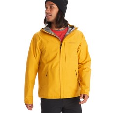 Marmot Minimalist Gore-Tex 男款 防水透氣外套 夾克 GTX 狗鐵絲, Yellow Gold 金黃,M, 1個