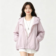 에코룸 여성 초경량 후드 자외선차단 바람막이 자켓