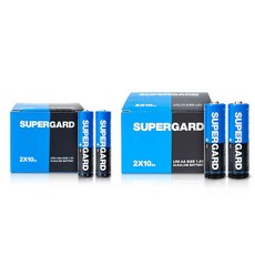 도매왕 벡셀 알카라인 슈퍼가드 건전지 20알 벌크 AA AAA AAA건전지, 02. AA 알카라인 건전지 20P