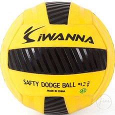 JINI 피구공 4호 64cm 옐로우 소프트발리볼