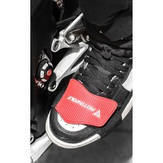 모토울프 시프트 패드 신발 오염 방지 패드 보호 커버 기어 변속 오토바이 라이더 바이크, 1.블랙&레드