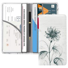 코박 자동차 등록 및 보험 소유자 - 차량 글러브 박스 정리함 필수 서류 운전면허증 카드용 트럭 비교 액세서리 케이스, L-Sunflower Sonata, 1개