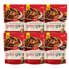 동원 양반 김부각 김치맛, 50g, 6개