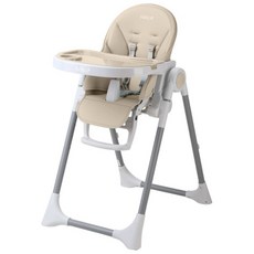 IVOLIA 兒童餐椅 兒童折疊餐椅 多功能摺疊餐椅, Q6奶茶色