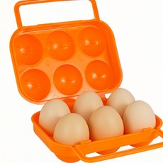 캠핑용품 캠핑 피크닉 계란 케이스 보관함 정리 홀더 통 강템, 1개