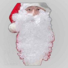 PW 산타 산타복 수염 흰수염(소)흰수염 크리스마스