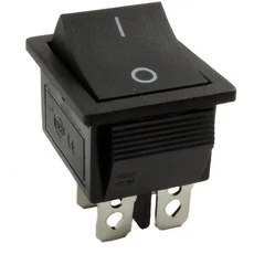 1Pcs KCD4 래칭 로커 스위치 전원 스위치 I/O 4 핀/6 핀 빛 16A 250VAC 20A 125VAC, 02 6 Pins, 03 검정색