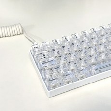 투명키캡 한글각인 LED 투과 OEM 프로파일 기계식키보드 키캡, 제조사축, 한글키캡, 투명 OEM 제조사축, 한글키캡, 투명 OEM