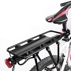 자전거 삼각 짐받이 알루미늄 길이조절 캐리어 Bike Carrier, 1개, 검정