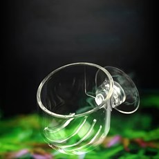 구피 피딩컵 생먹이 급여 용품 어항 구룡 사료 물고기 먹이 장비 수조 급수 용기 접시, 본상품