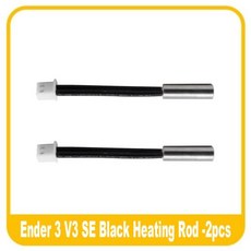 크리에이티 엔더 3 V3 SE 서미스터 히팅 튜브 카트리지 히터 24V 40W 및 서미스터 260 ° C 3D 프린터 부품, 2)2PCS-Heating rod